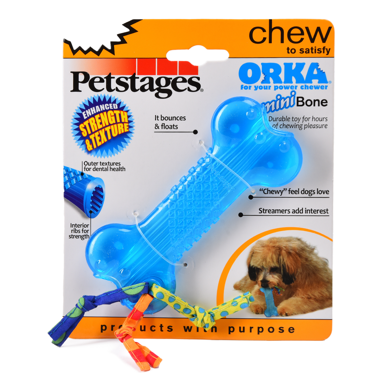 Игрушка для собак Petstages Mini Opka Косточка 221REX - фото 2