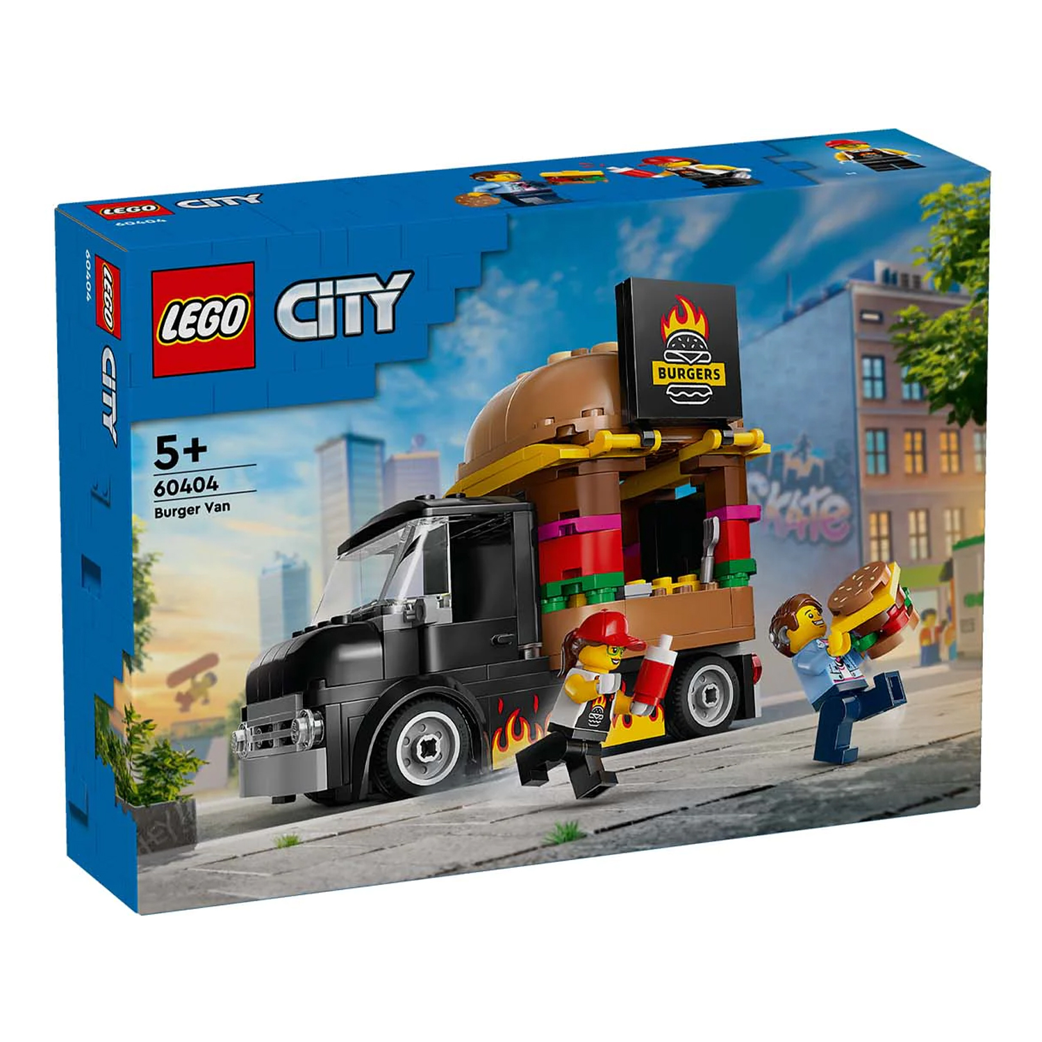 Конструктор детский LEGO City Фургон-гамбургер 60404 - фото 11