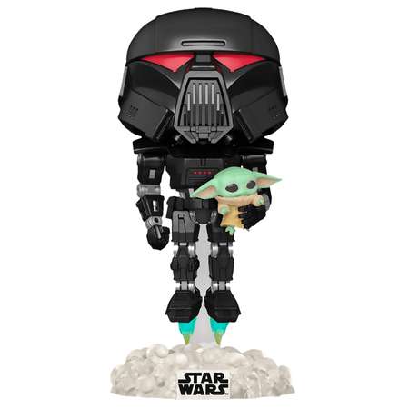 Фигурка Funko POP! Bobble Star Wars Mandalorian Dark Trooper V Child Exc 58286