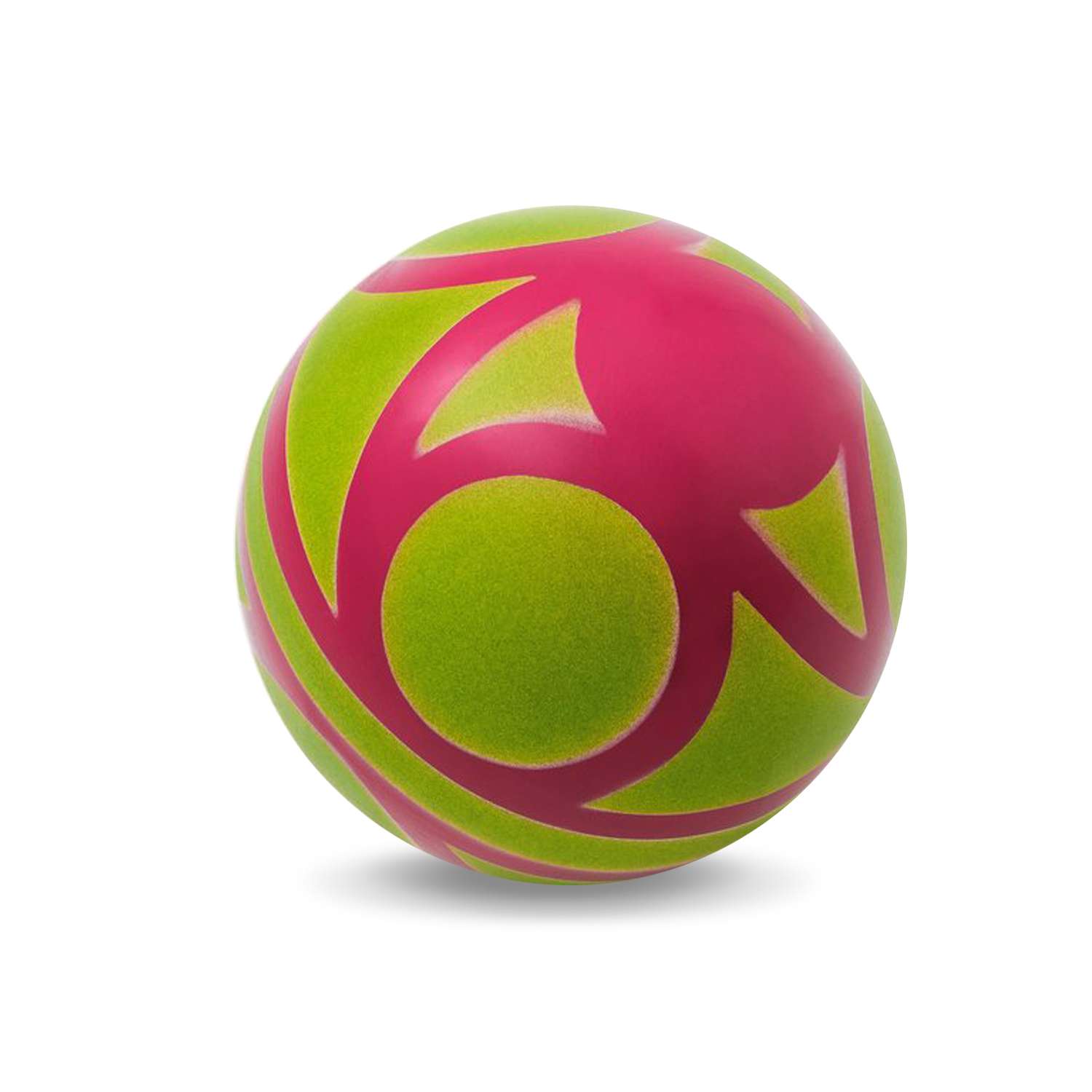 Мяч ЧАПАЕВ диаметр 100 мм Вертушок малиново зеленый - фото 2