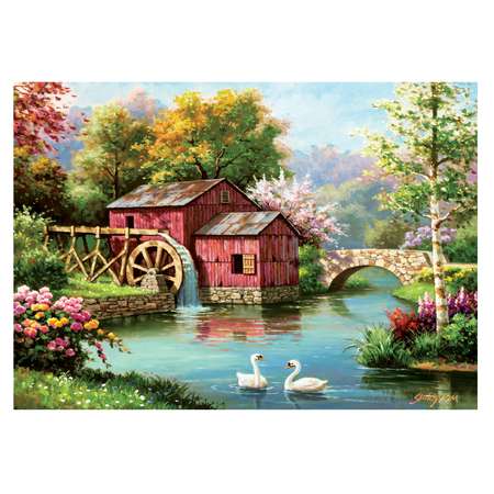 Пазл 1000 деталей ART PUZZLE Старая красная мельница