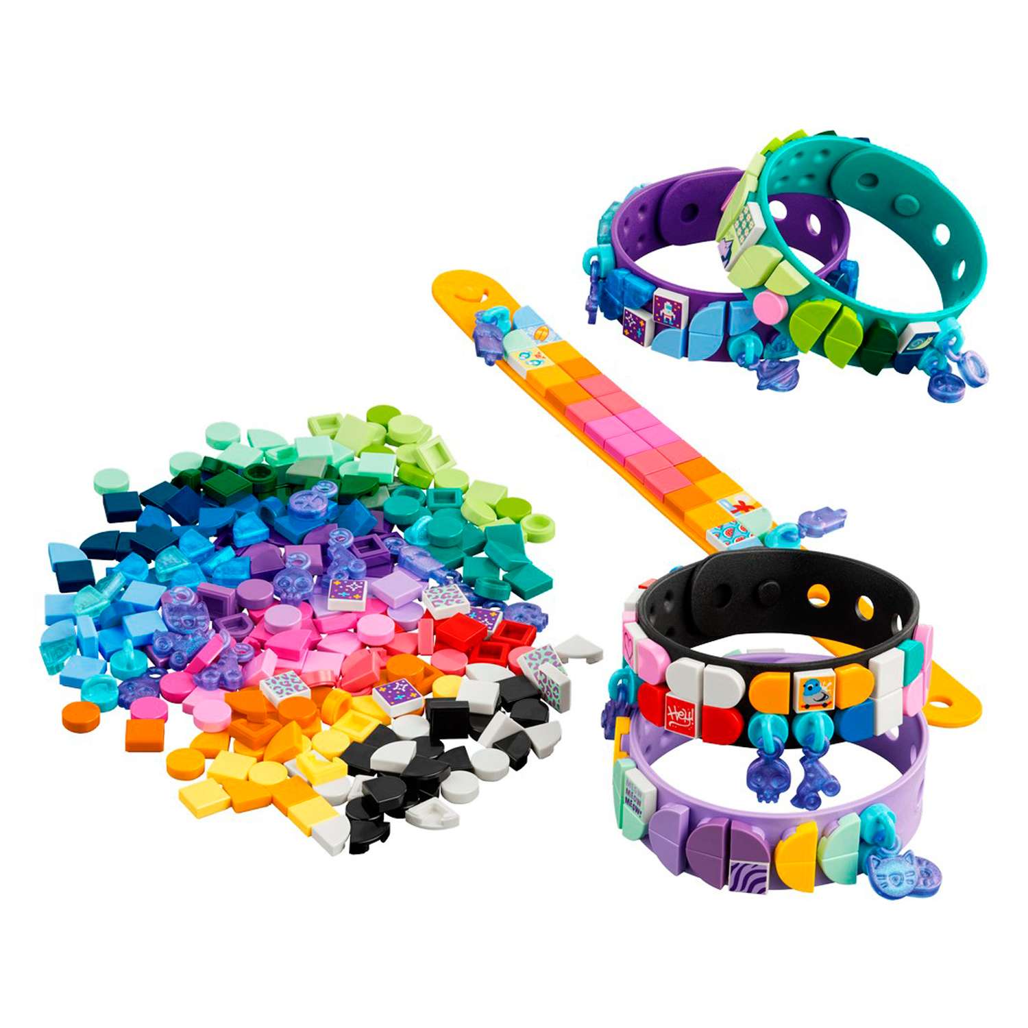 Конструктор детский LEGO Dots Большой набор дизайнера браслетов 41807 - фото 2