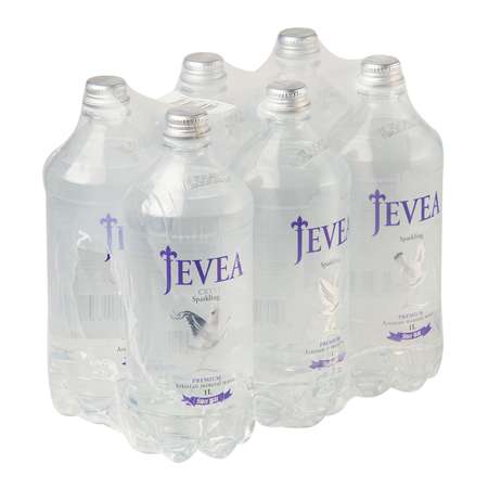 Минеральная природная вода Jevea Кристальная газированная 1 л 6 штук