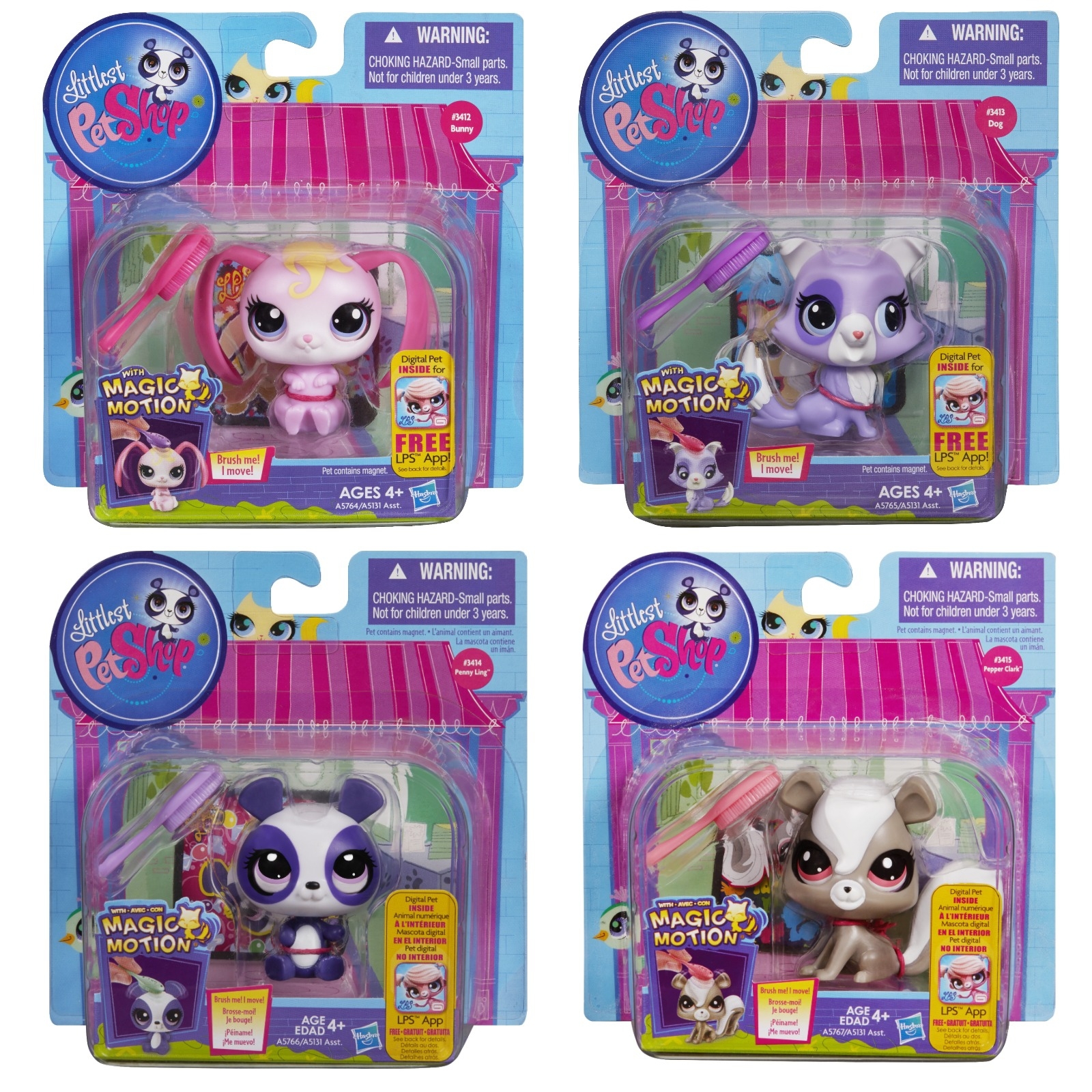 Зверюшка с волшебным механизмом Littlest Pet Shop в ассортименте купить по  цене 199 ₽ в интернет-магазине Детский мир