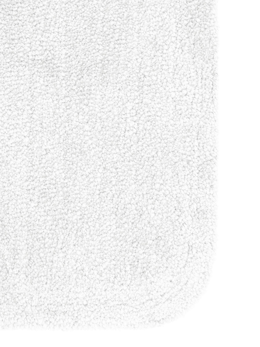 Коврик для ванной DeNASTIA 60х100 35% хлопок 65% полиэстер белый M111298 - фото 5