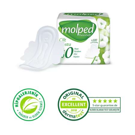 Антибактериальные прокладки Molped Pure and Soft Normal 8 шт