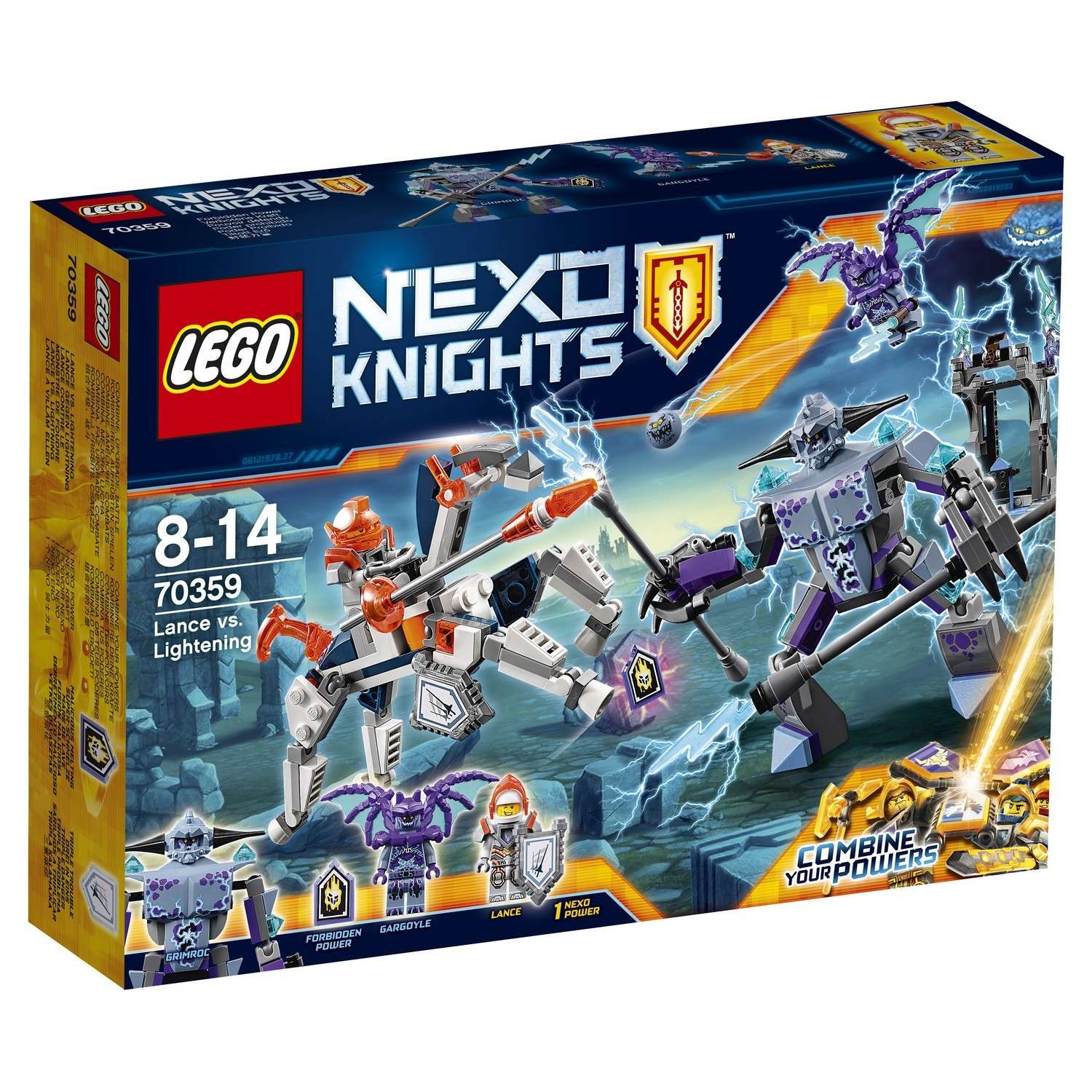 Конструктор LEGO Nexo Knights Ланс против Монстра-молнии (70359) - фото 2