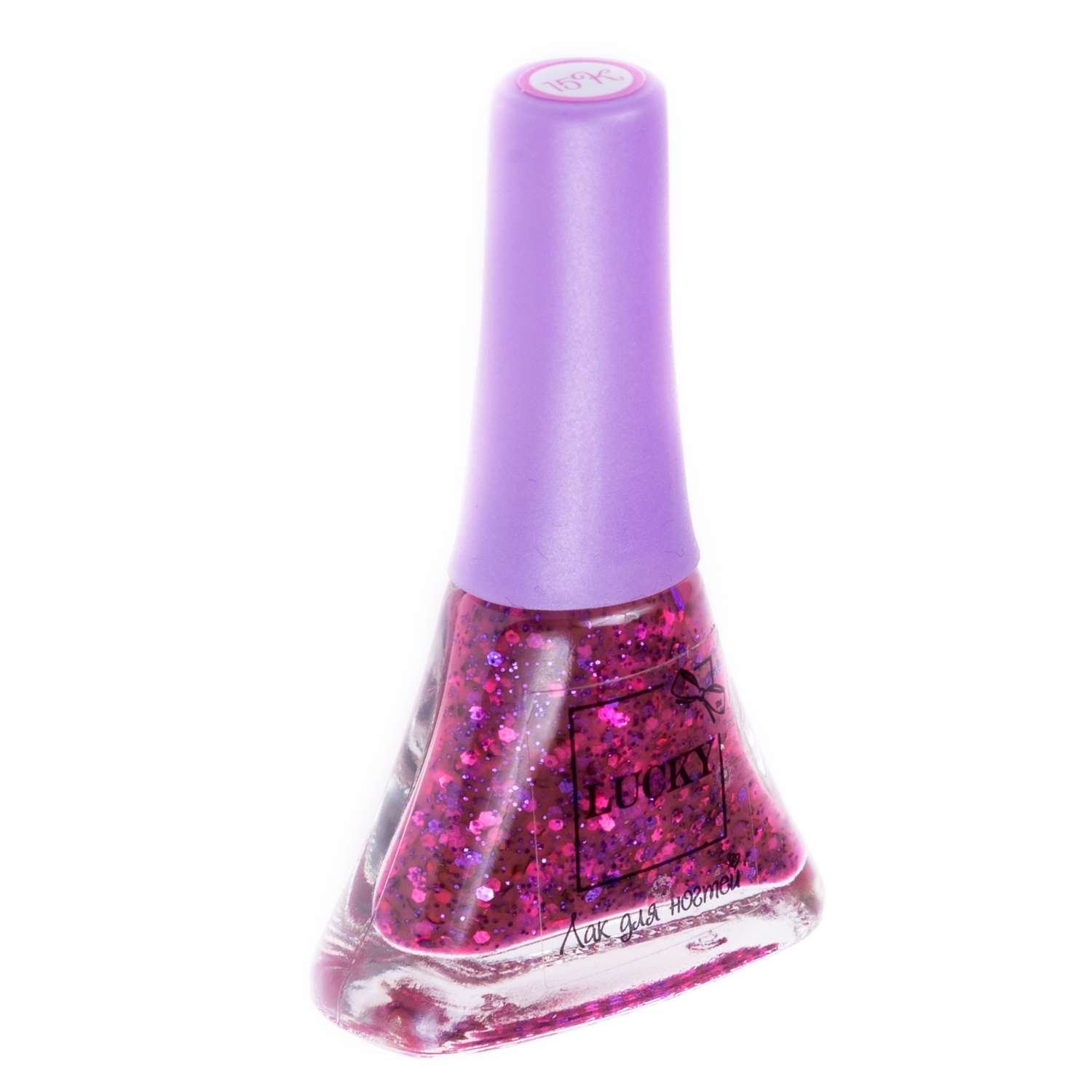 Лак для ногтей Lukky(LUCKY) Конфетти с блестками 15К Фиолетовый Т14132 - фото 6