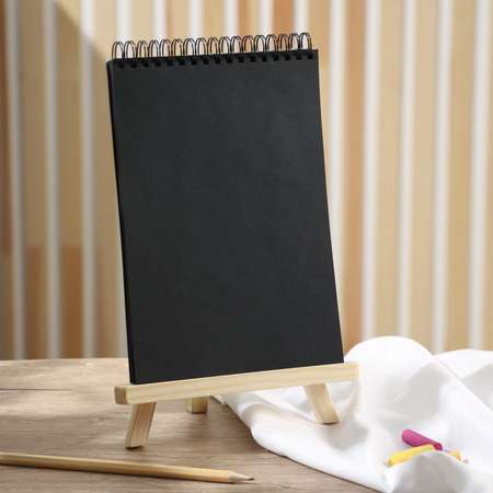 Скетчбук ARTLAVKA с черными листами А5 20 листов 160 г/м2 Называй меня искусством