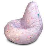 Кресло-мешок груша Bean Joy размер XXL оксфорд принт