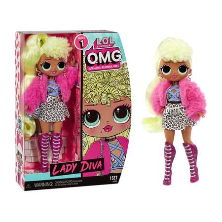 Кукла L.O.L. Surprise OMG HoS S1 Lady Diva 580539EUC