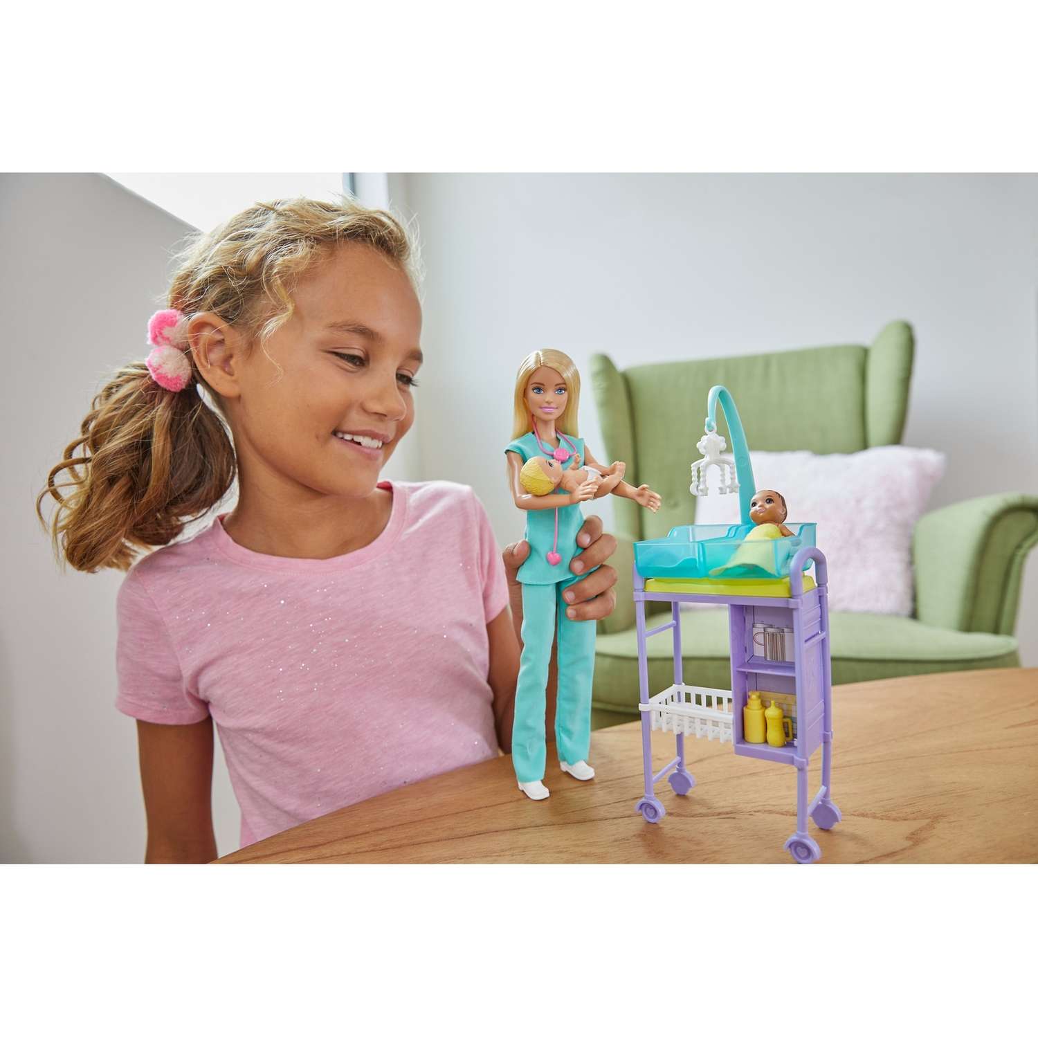 Набор игровой Barbie Кем быть Детский доктор Блондинка GKH23 DHB63 - фото 10