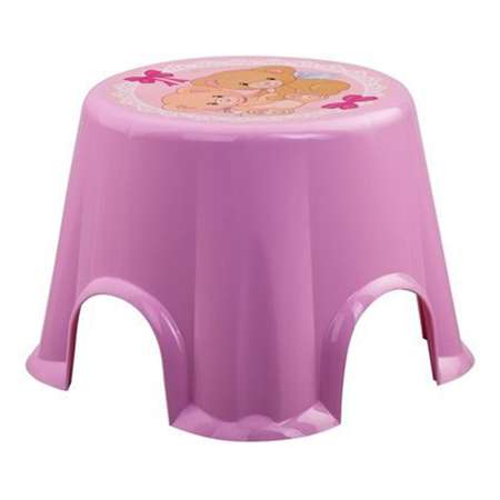 Табурет elfplast стул Пенёк детский с рисунком розовый