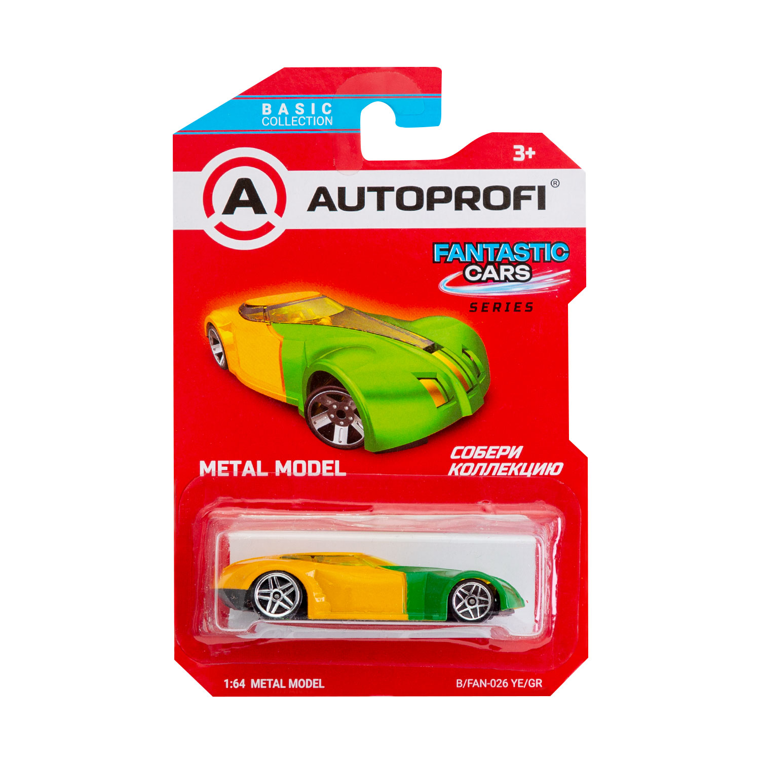 Машинка коллекционная 1:64 Autoprofi Basic серии Fantastic CAR-BASIC-01-TRU в ассортименте CAR-BASIC-01-FAN - фото 27