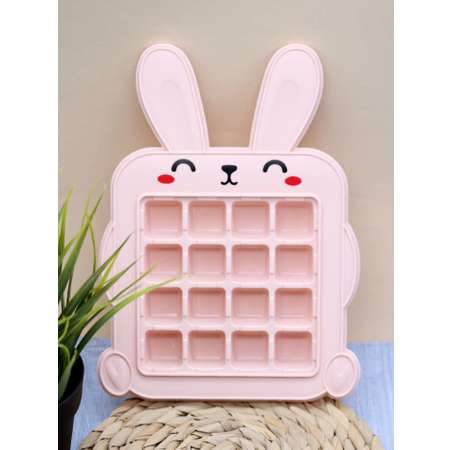 Лоток для льда iLikeGift Bunny pink