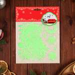 Наклейки Sima-Land на окна светящиеся «Новогодние» Дед Мороз 27х21 см