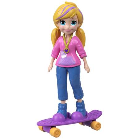 Кукла POLLY POCKET Полли на скейте FTP68