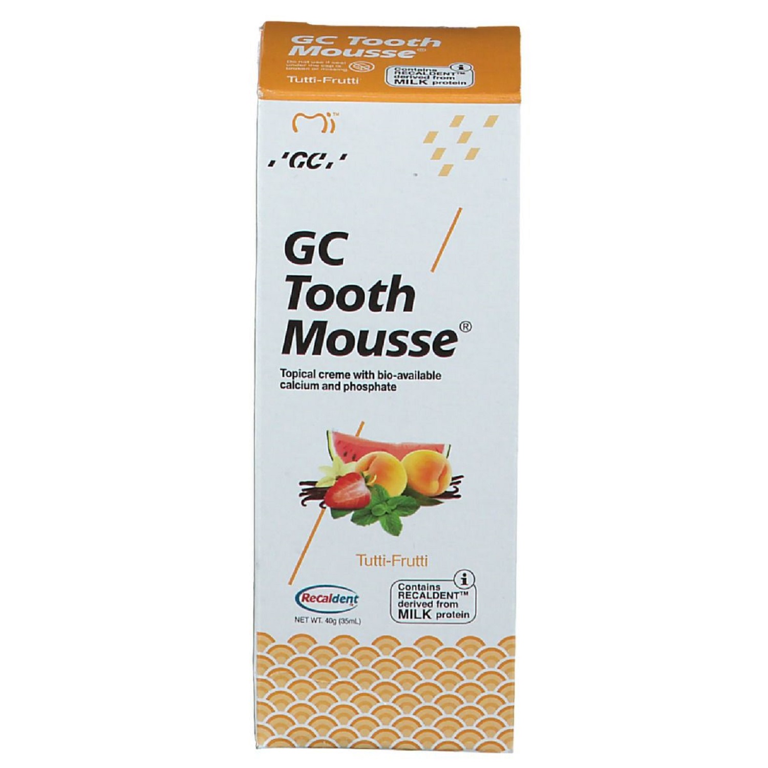 Гель зубной GC Tooth Mousse Мультифрукт 35 мл - фото 2