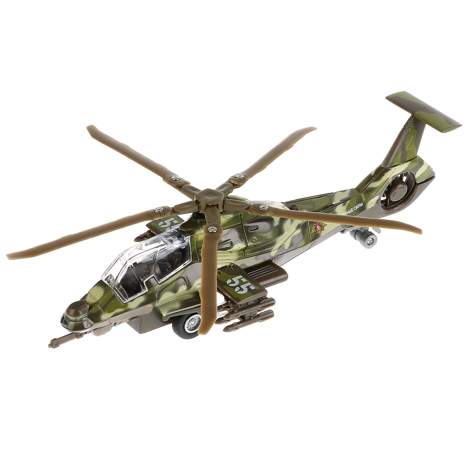 Вертолет военный Технопарк инерционный 109605 109605 - фото 1