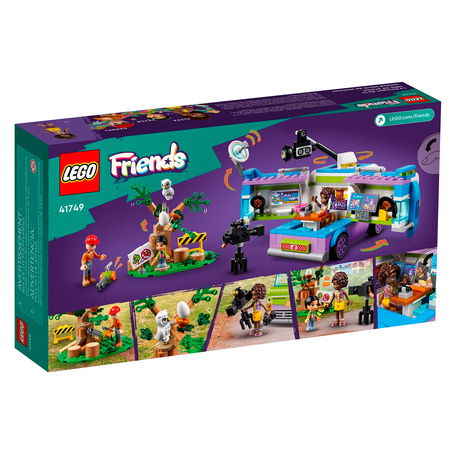 Конструктор детский LEGO Friends Фургон репортера 41749 - фото 4