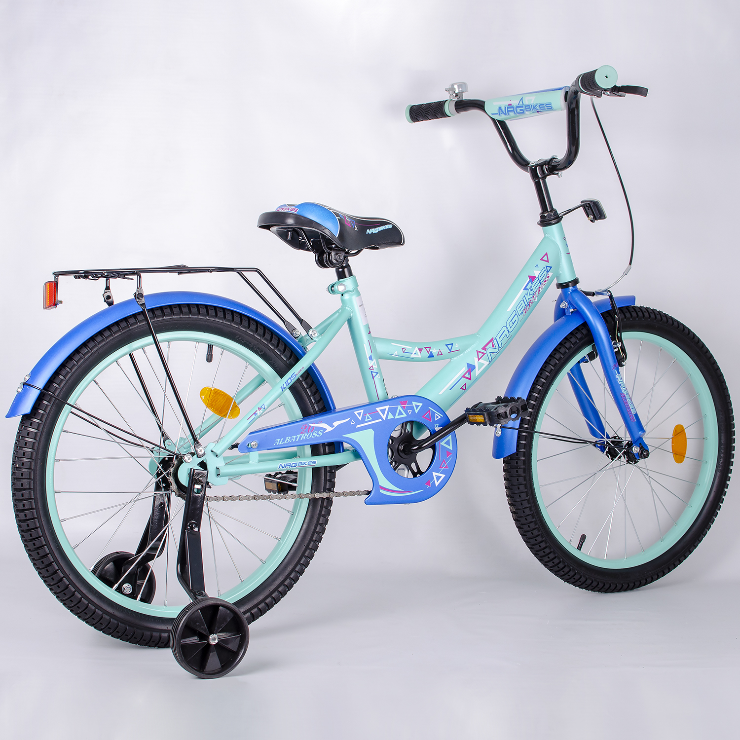 Велосипед NRG BIKES ALBATROSS 20 mint-blue - фото 6