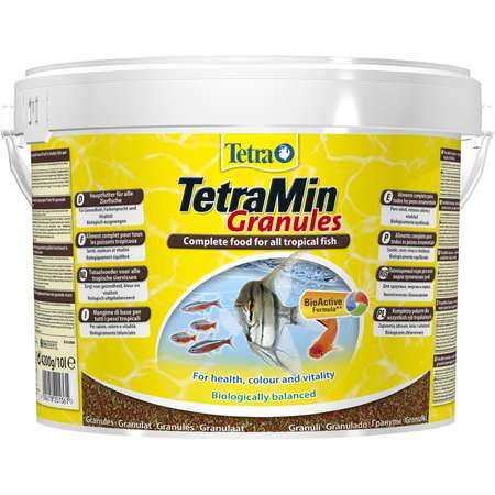 Корм для рыб Tetra 10л Min Granules для всех видов рыб в гранулах (ведро)