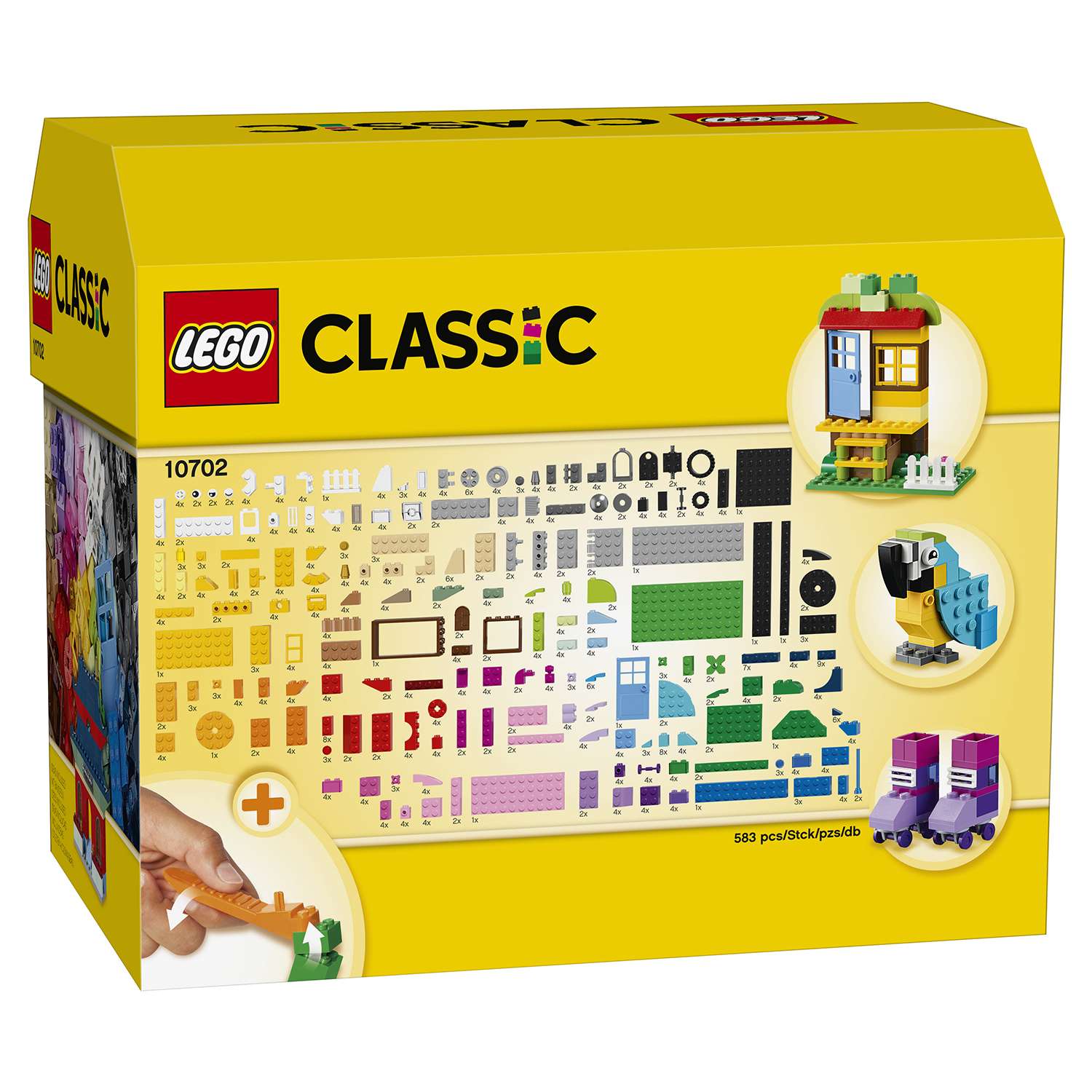 Конструктор LEGO Classic Набор кубиков для свободного конструирования (10702) - фото 3