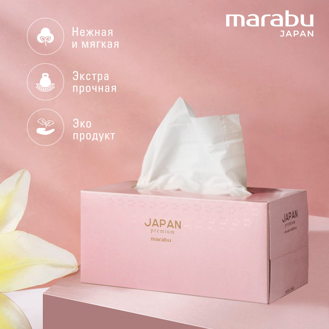 Салфетки бумажные MARABU Premium Розовые цветы 220 шт 3 упаковки - фото 3