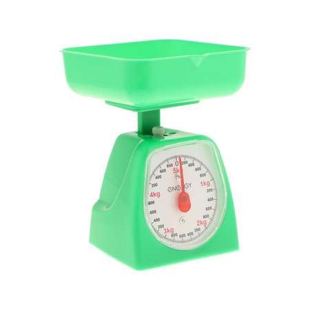 Весы кухонные Luazon Home механические до 5 кг зелёные