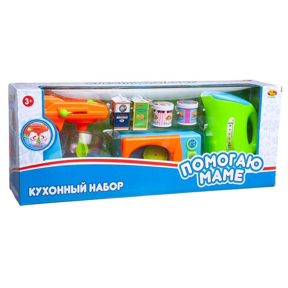 Игровой набор Помогаю Маме Abtoys Кухонная техника с продуктами 10 предметов - фото 2