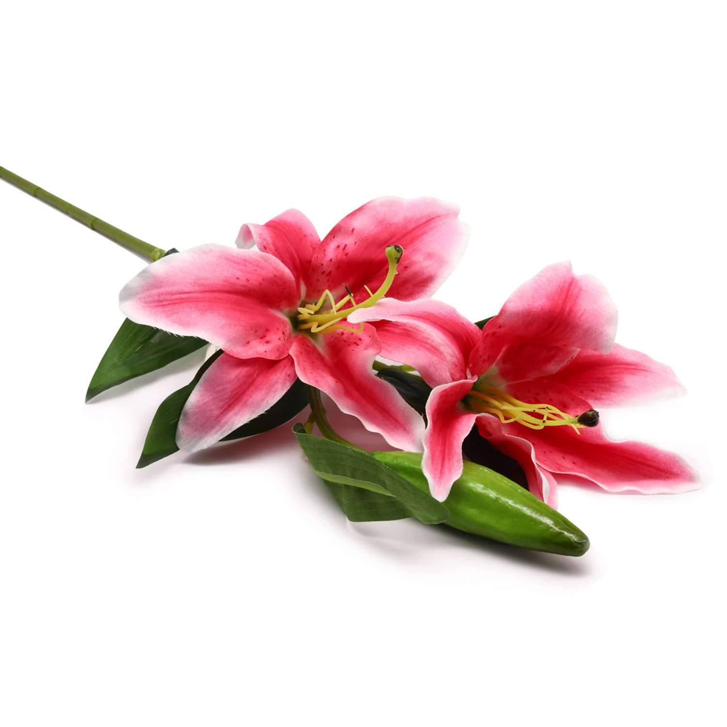 Цветок искусственный Astra Craft Лилии 80 см цвет розовый - фото 1