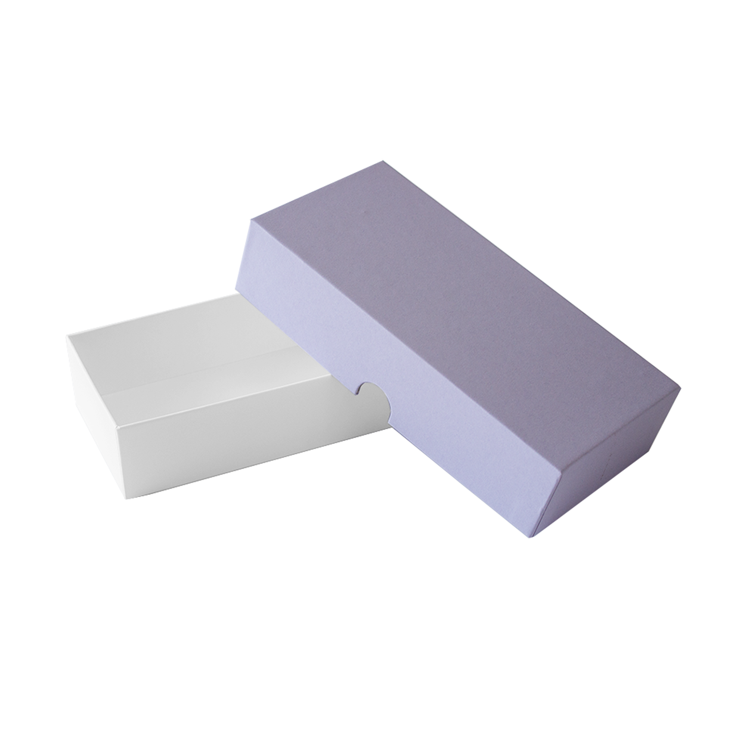 Коробка подарочная Cartonnage Радуга лиловый-белый прямоугольная - фото 2