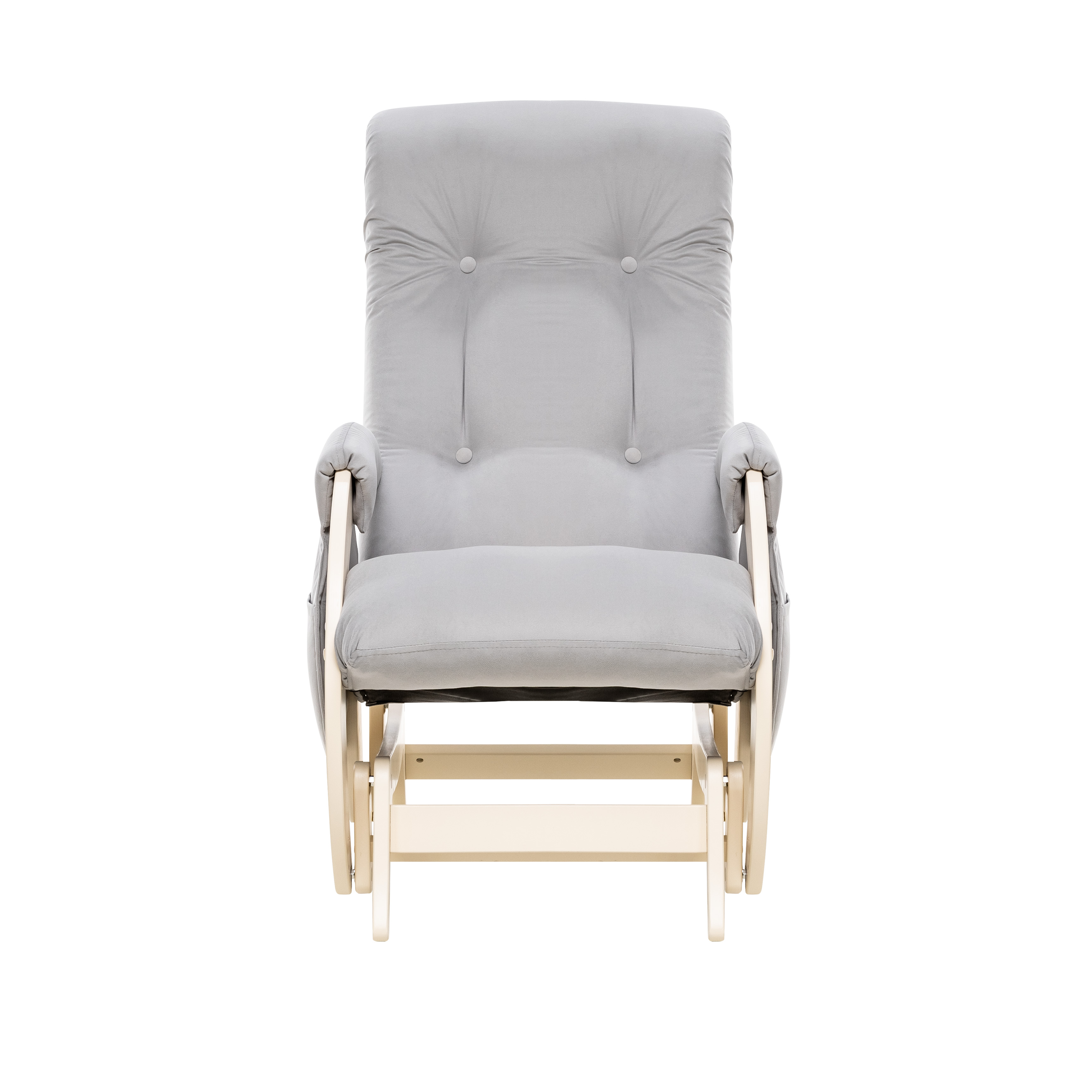 Кресло для кормления Milli Smile с карманами Дуб шампань / ткань V51 - фото 1