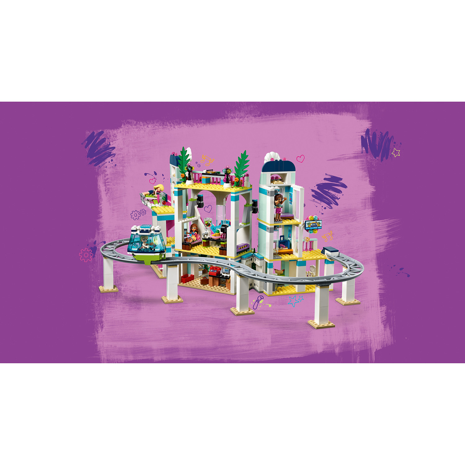 Конструктор LEGO Friends Курорт Хартлейк-Сити 41347 - фото 7