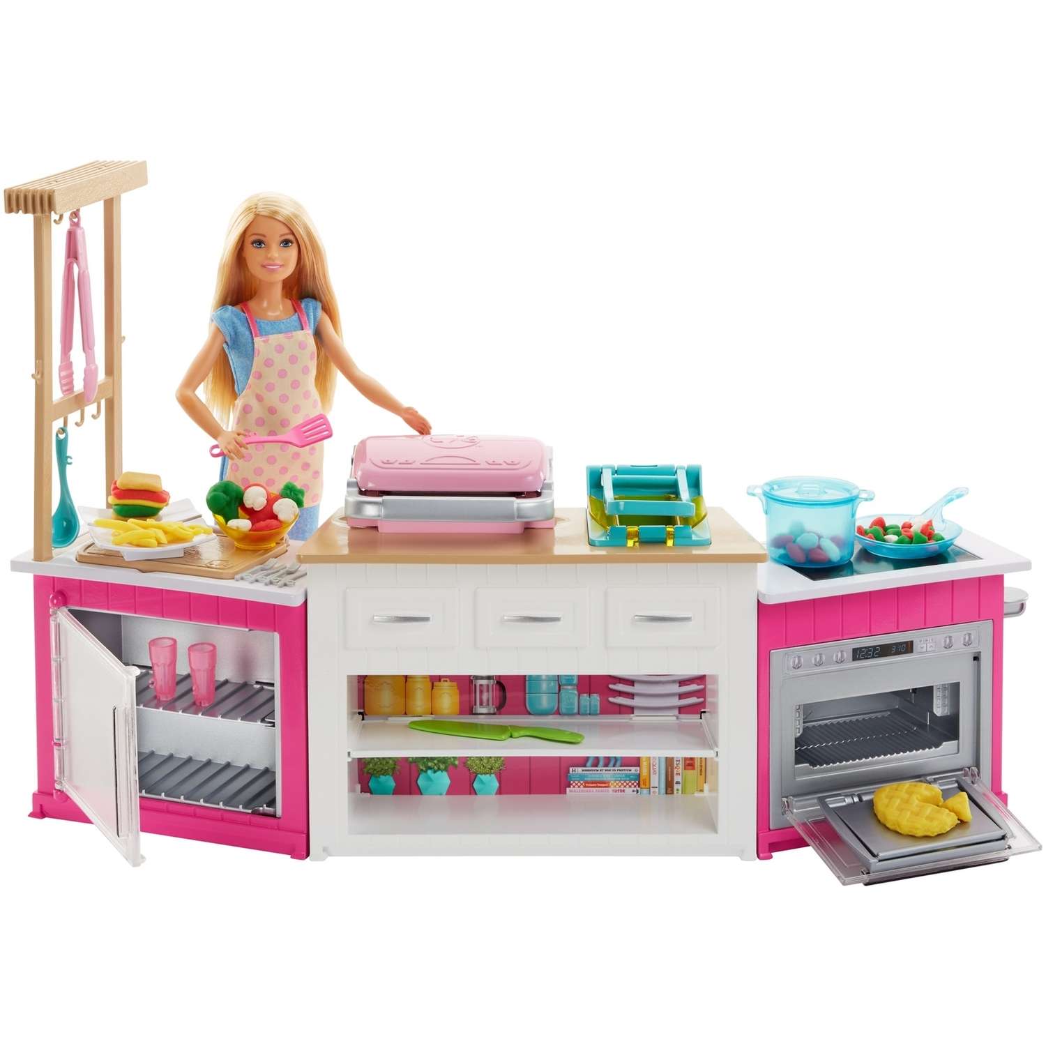 Набор игровой Barbie Супер кухня с куклой FRH73 FRH73 - фото 26