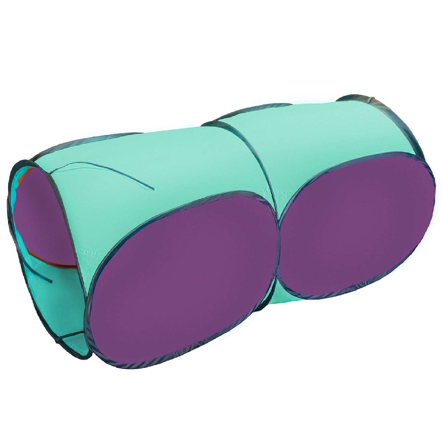 Тоннель для палатки Belon familia двухсекционный цвет фиолетовый и бирюзовый - фото 1