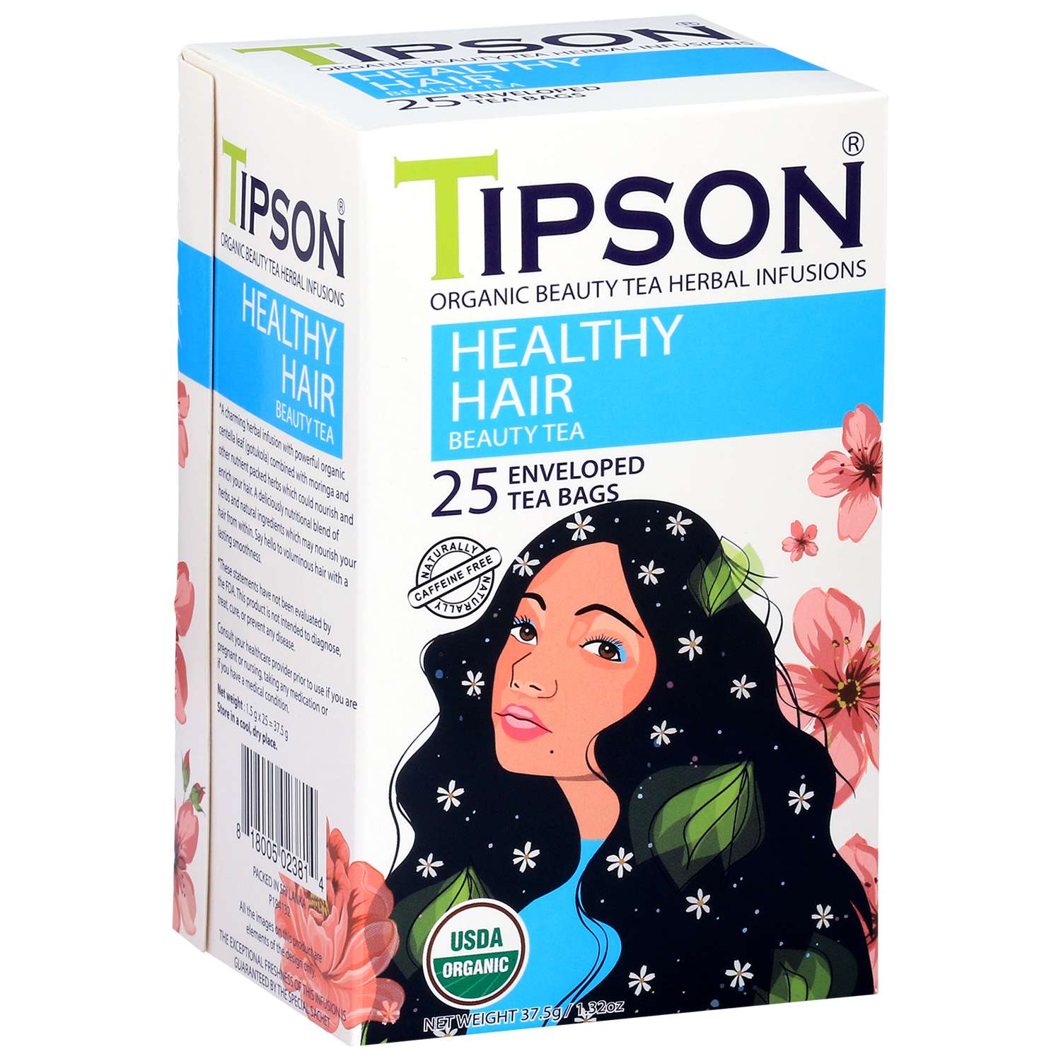 Чай Tipson Beauty Tea Healthy hair 25 саше - фото 1