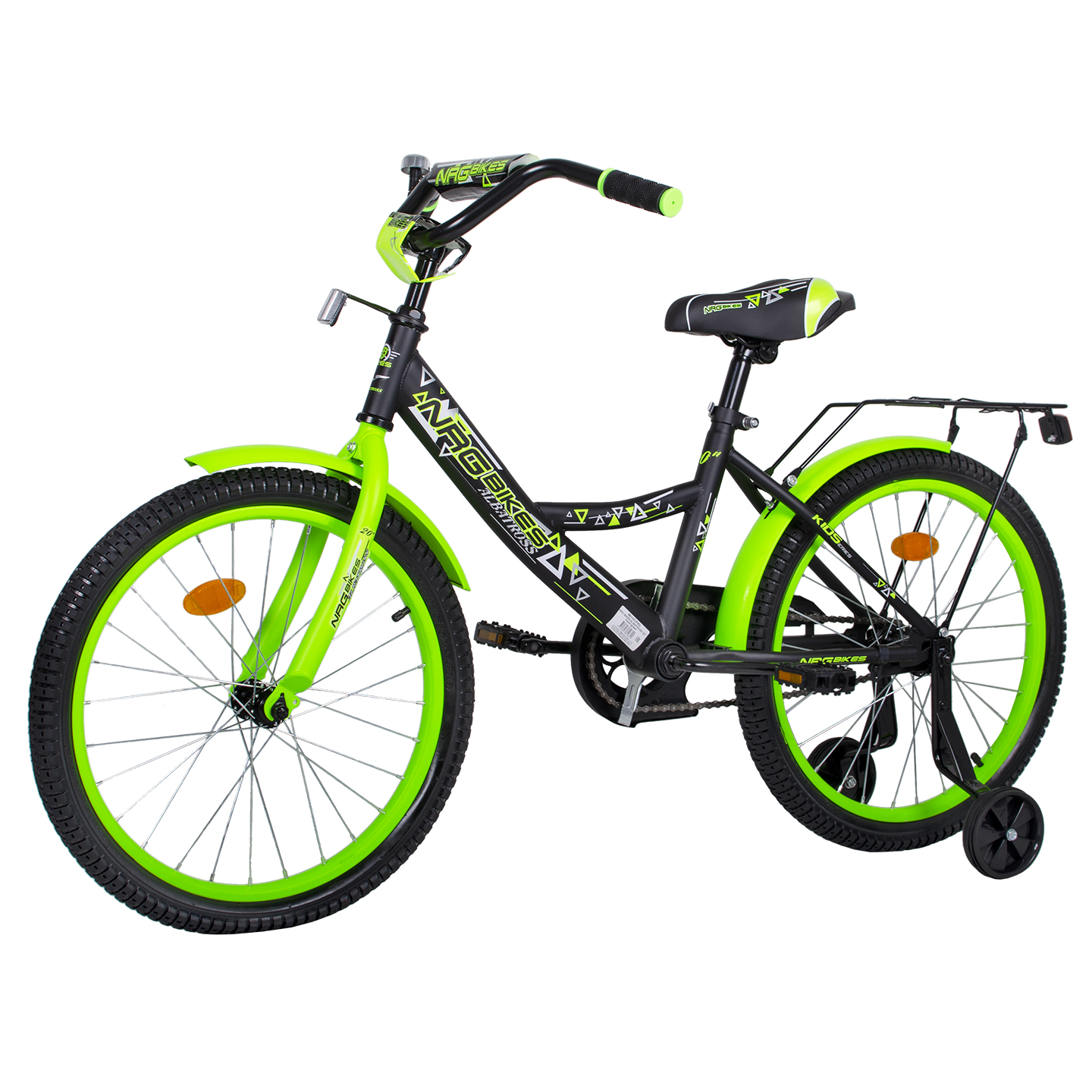 Велосипед NRG BIKES Albatross 20 black-green - фото 15