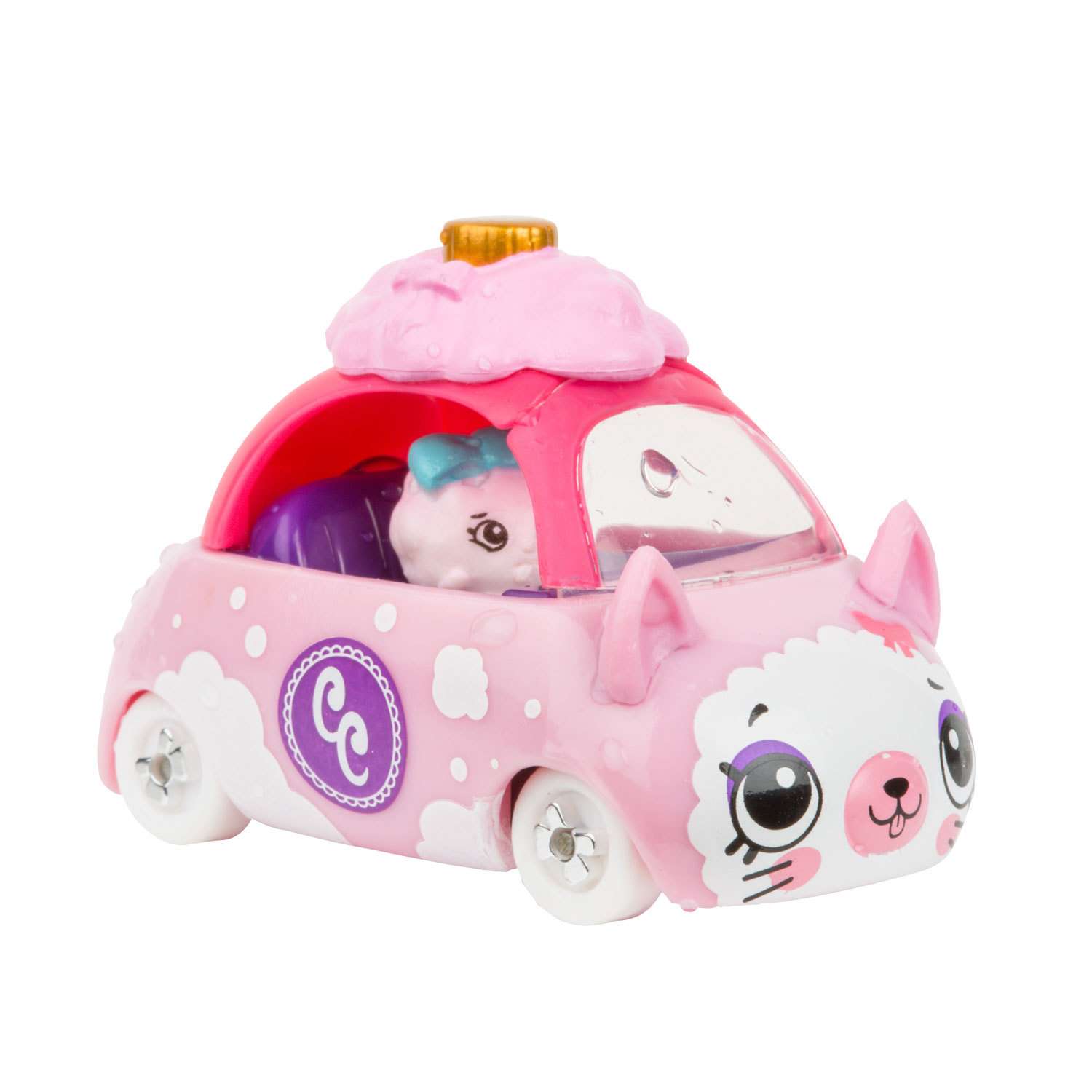Машинка Cutie Cars Пуховка для пудры меняющая цвет с кисточкой 57133 - фото 6