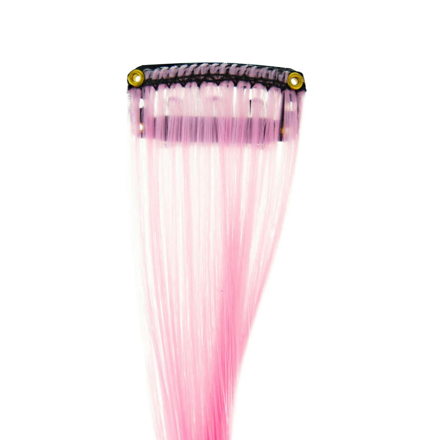 Цветные пряди для волос Lukky Lukky Fashion на заколках искусственные детские розовые 55 см аксессуары для девочек - фото 7