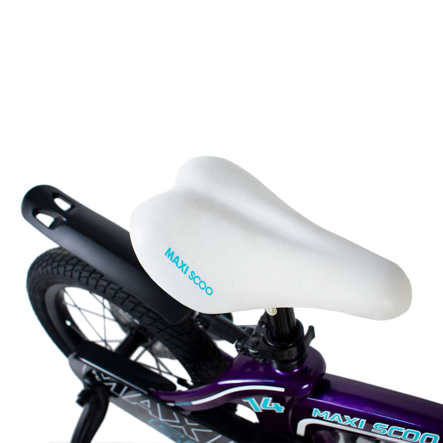 Детский двухколесный велосипед Maxiscoo Cosmic стандарт 16 фиолетовый - фото 5