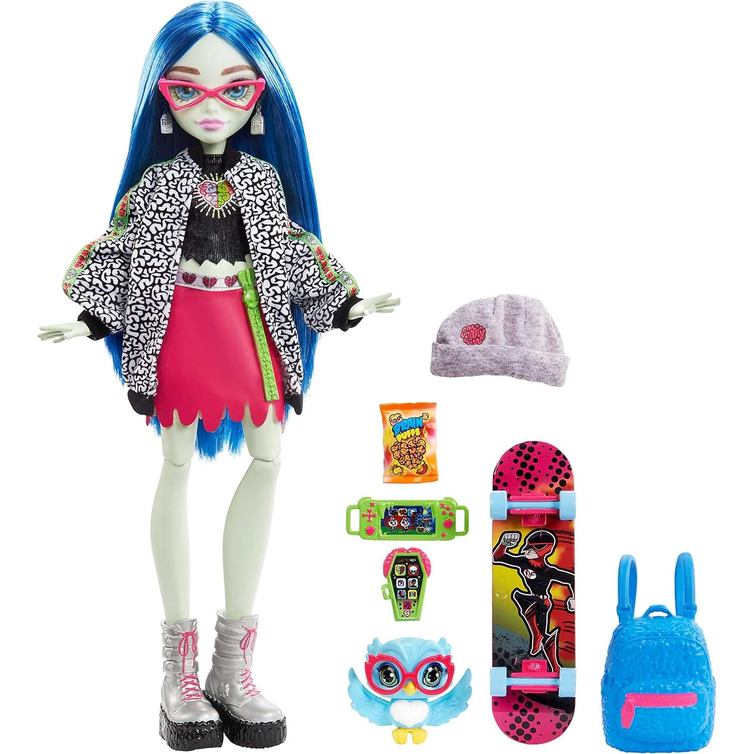 Набор игровой Кукла Monster High Ghoulia Yelps с аксессуарами HHK58 HHK58 - фото 2