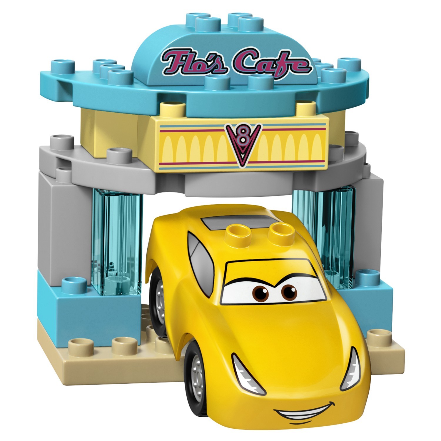 Lego duplo cars 3 flo's cafe online