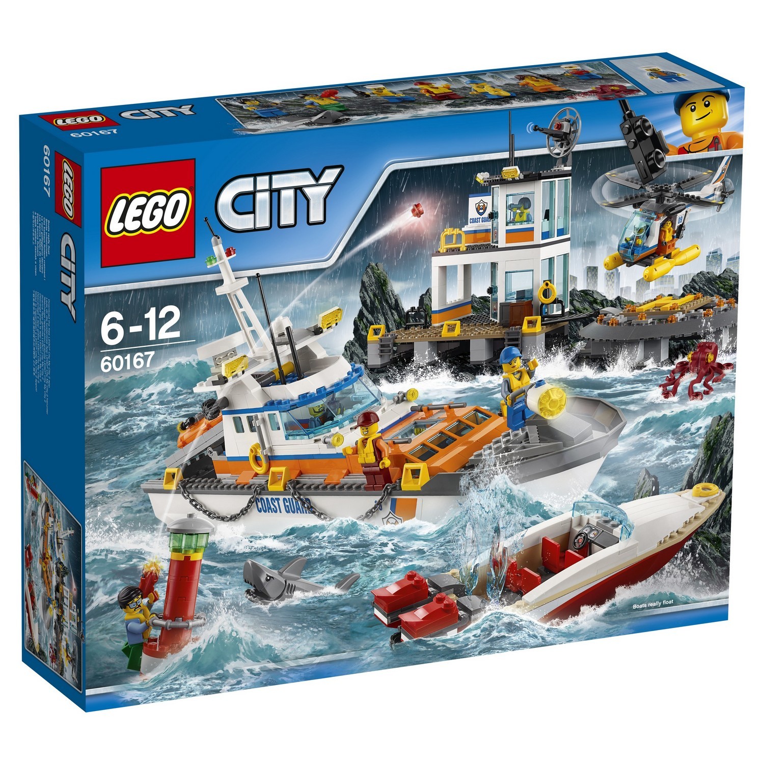 Конструктор LEGO City Coast Guard Штаб береговой охраны (60167) купить по  цене 6999 ₽ в интернет-магазине Детский мир