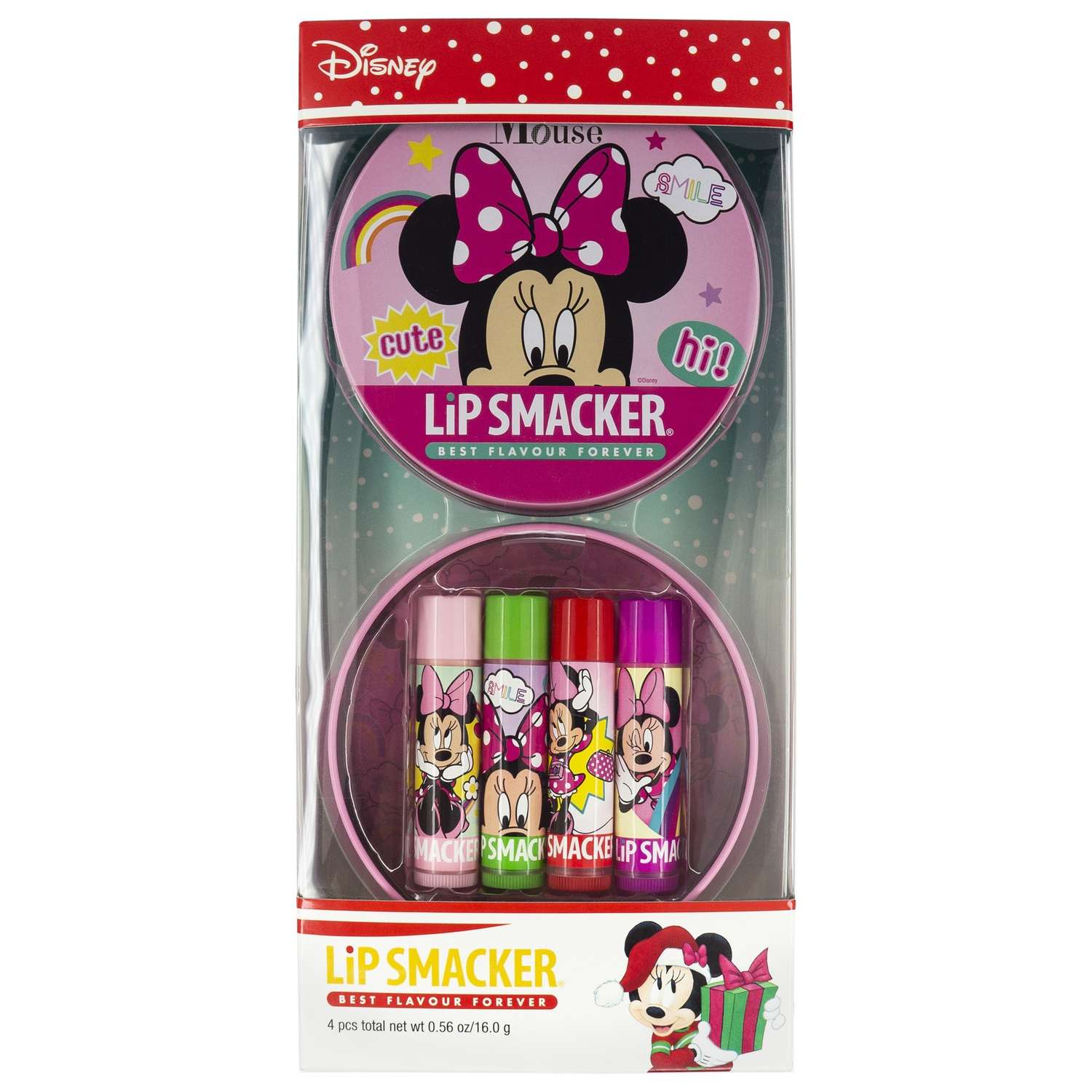 Набор бальзамов для губ Lip Smacker Minni Mouse 4шт 1481956E - фото 1