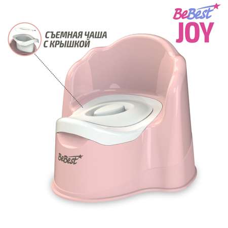 Горшок детский BeBest Joy розовый