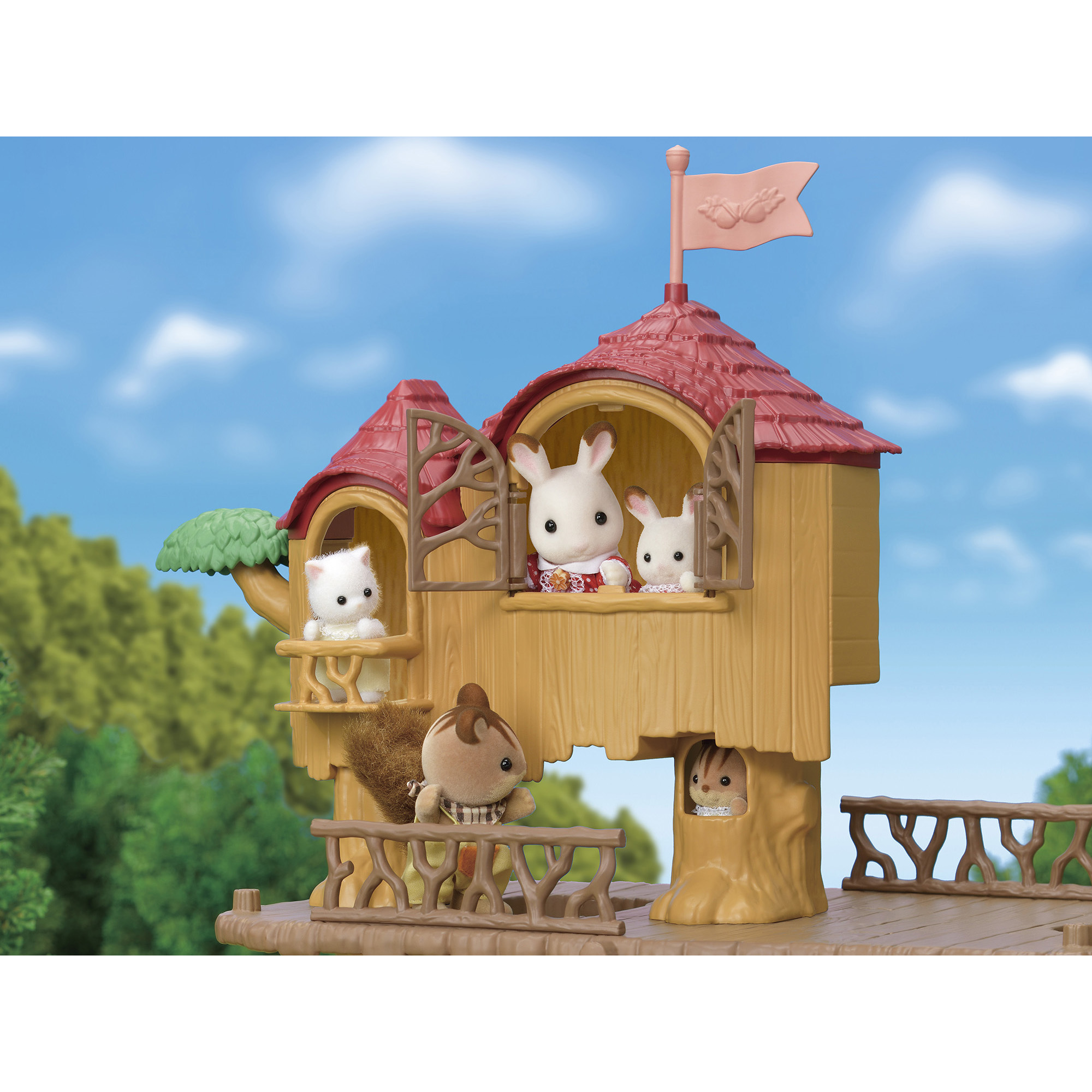 Набор Sylvanian Families Домик на дереве 5450 купить по цене 7799 ₽ в  интернет-магазине Детский мир