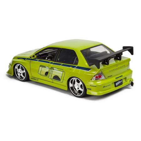 Машинка Fast and Furious Jada1:24 2002 Mitsubishi Lancer Evo VII Зеленая 99788