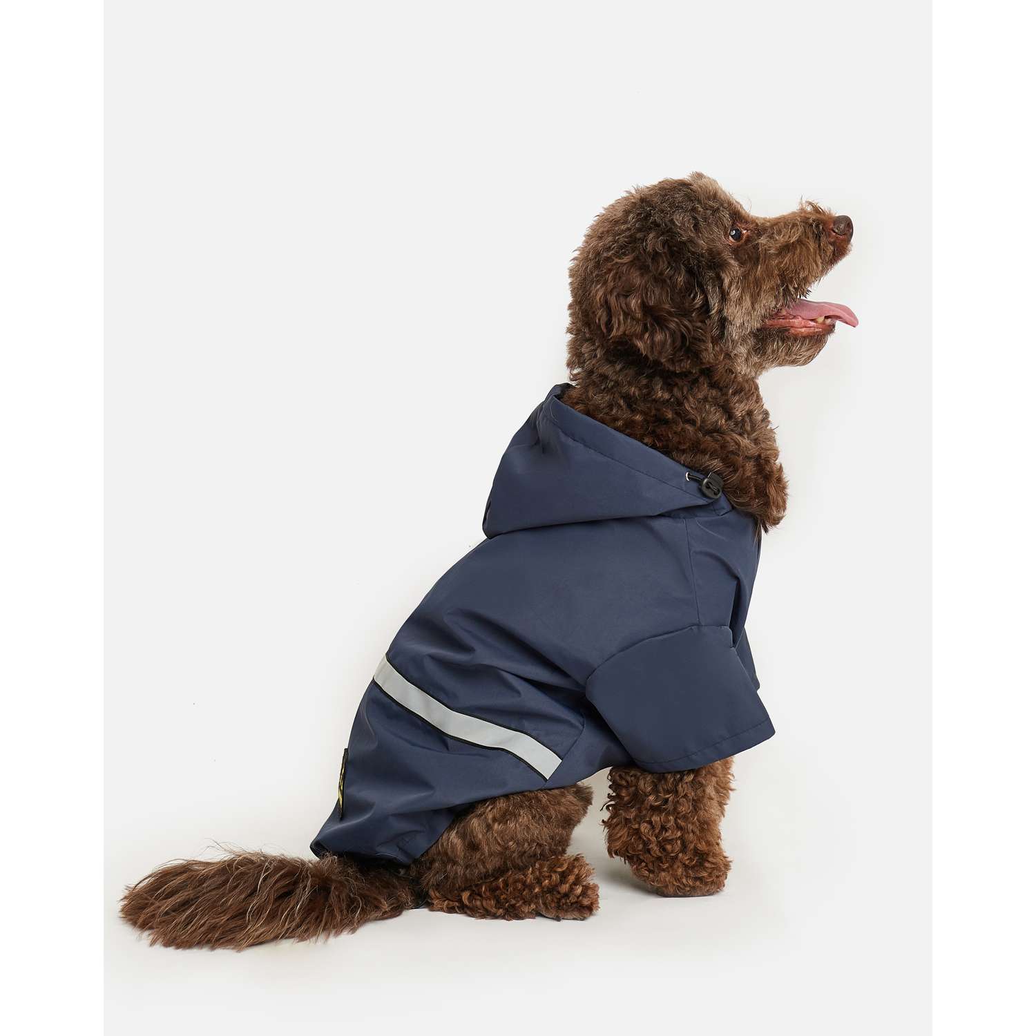 Куртка-дождевик для собак Зоозавр тёмно-синяя 60 - фото 6
