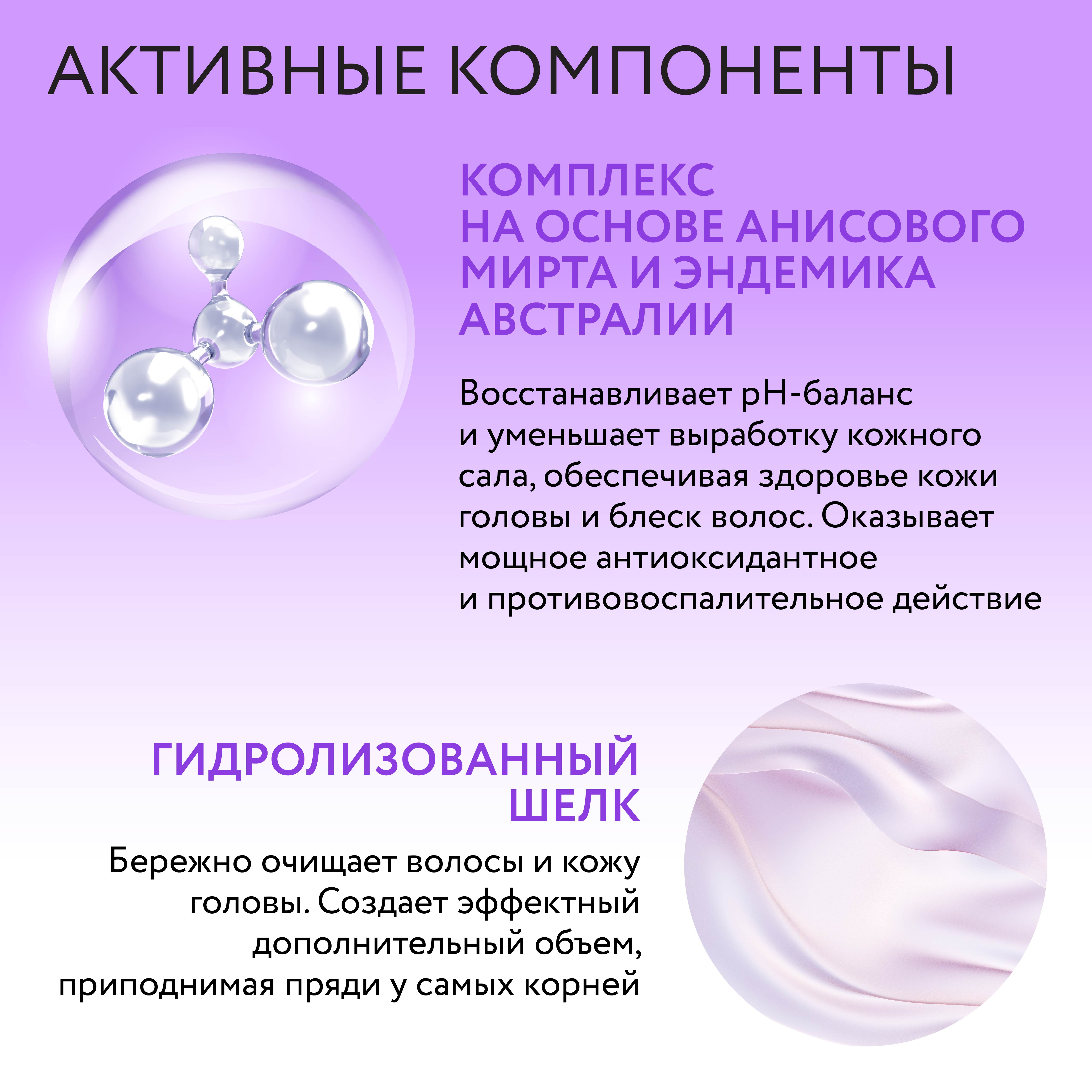 Косметический набор для объема волос Ollin Perfect hair pro volum 2х400 мл - фото 4